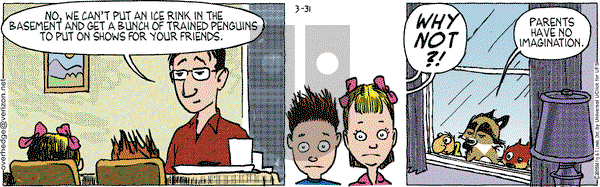 Over the Hedge on Tuesday March 31, 2015 Comic Strip