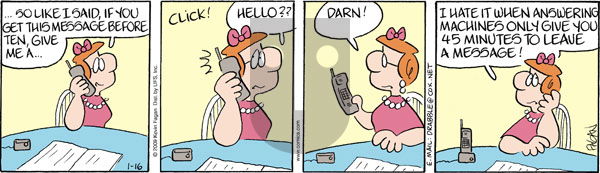 Drabble on Friday January 16, 2009 Comic Strip