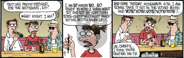 Monty on Monday October 1, 2018 Comic Strip