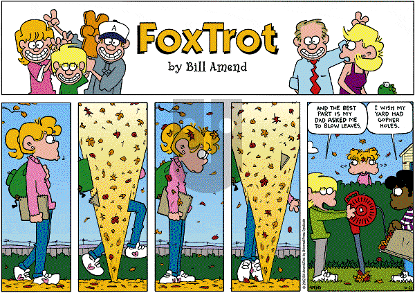FoxTrot - Sunday October 20, 2002 Comic Strip