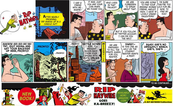 Rip Haywire on Sunday November 1, 2015 Comic Strip