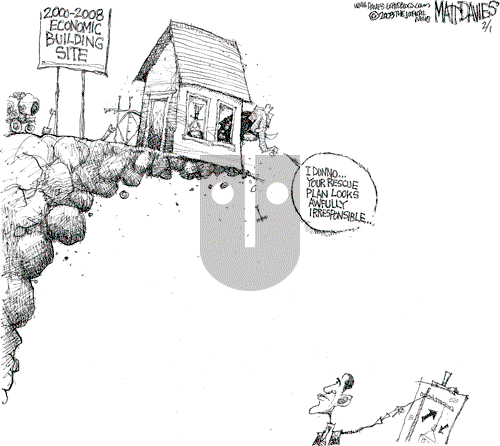 Matt Davies on Monday February 2, 2009 Comic Strip
