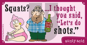 Aunty Acid on Tuesday January 26, 2016 Comic Strip