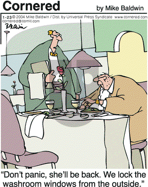 Cornered on Friday January 23, 2004 Comic Strip