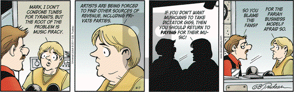 Doonesbury on Thursday April 7, 2011 Comic Strip
