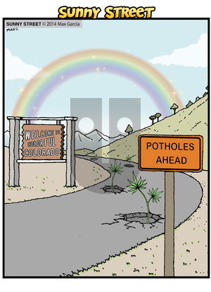 Sunny Street on Tuesday March 11, 2014 Comic Strip