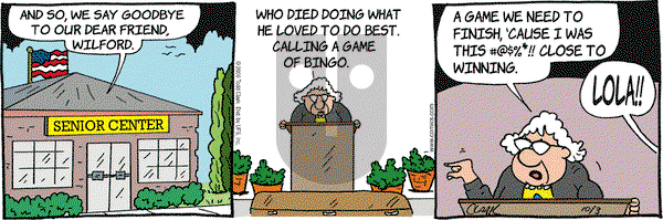 Lola on Saturday October 3, 2009 Comic Strip