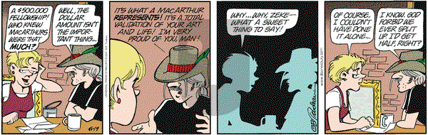 Doonesbury on Tuesday June 19, 2001 Comic Strip