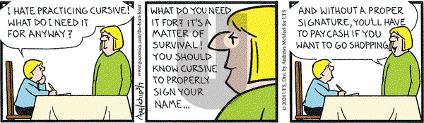 The Born Loser on Thursday March 7, 2024 Comic Strip