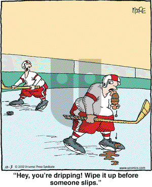 In the Bleachers on Thursday October 3, 2002 Comic Strip