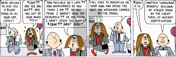 Cathy Classics - Wednesday August 1, 2012 Comic Strip