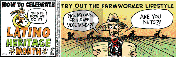 La Cucaracha on Monday October 14, 2013 Comic Strip