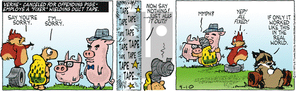 Over the Hedge on Saturday April 10, 2021 Comic Strip