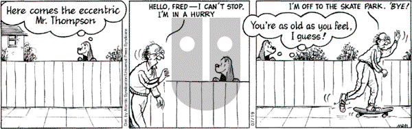 Fred Basset on Tuesday July 19, 2005 Comic Strip