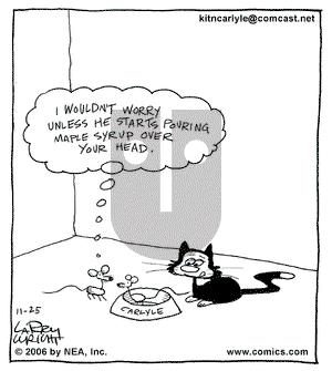 Kit 'N' Carlyle on Saturday November 25, 2006 Comic Strip