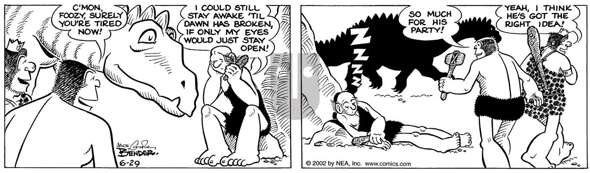 Alley Oop - Saturday June 29, 2002 Comic Strip