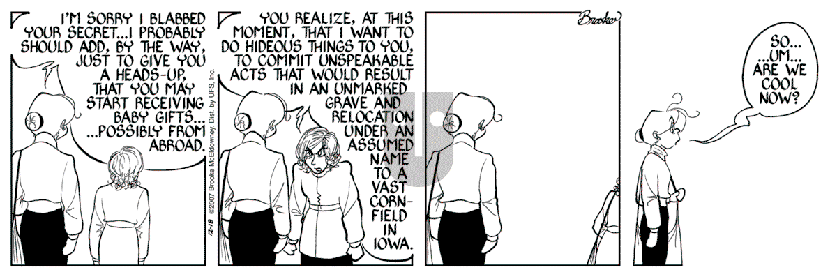 9 Chickweed Lane - Tuesday December 18, 2007 Comic Strip