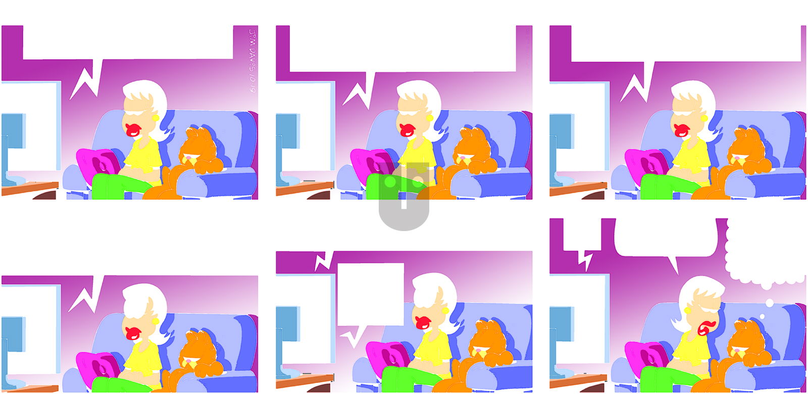 Garfield on Sunday October 19, 2014 Comic Strip