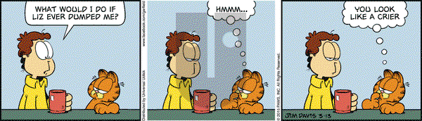 Garfield on Friday March 13, 2015 Comic Strip
