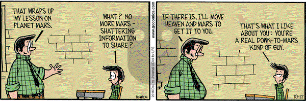 Grand Avenue on Saturday October 22, 2016 Comic Strip