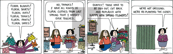 Cathy Classics on Thursday April 1, 2010 Comic Strip