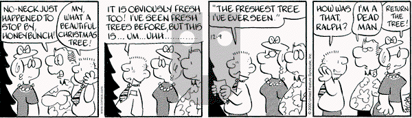 Drabble on Saturday December 9, 2000 Comic Strip