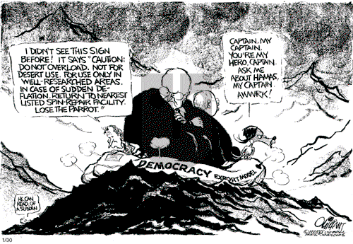 Pat Oliphant on Monday January 30, 2006 Comic Strip
