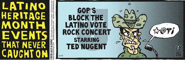 La Cucaracha on Wednesday September 19, 2012 Comic Strip