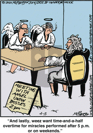 Close to Home on Saturday April 5, 2014 Comic Strip