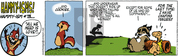 Over the Hedge on Saturday April 22, 2017 Comic Strip