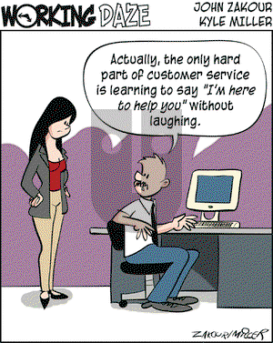 Working Daze on Tuesday March 2, 2004 Comic Strip