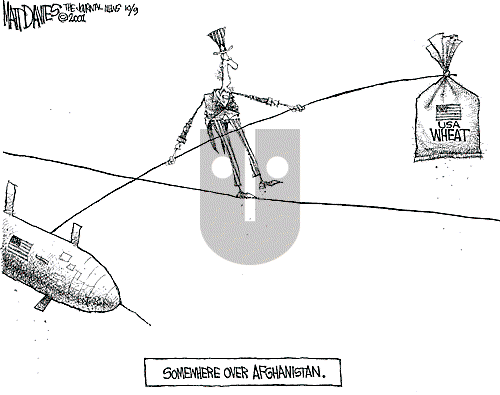 Matt Davies on Monday October 8, 2001 Comic Strip