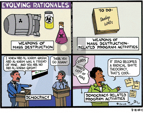 Ted Rall on Monday August 22, 2005 Comic Strip