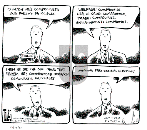 Tom Toles on Thursday December 18, 1997 Comic Strip