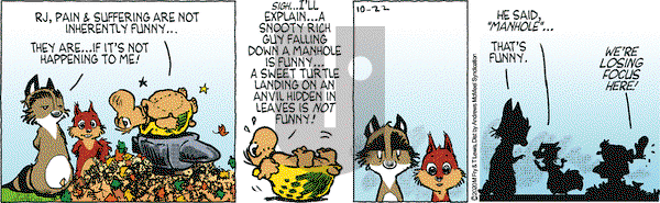 Over the Hedge on Thursday October 22, 2020 Comic Strip