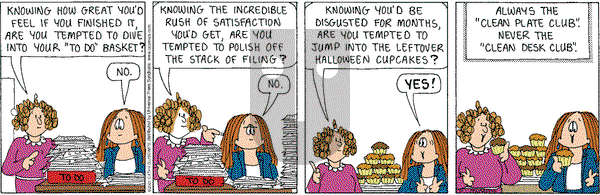 Cathy Classics on Thursday November 1, 2001 Comic Strip