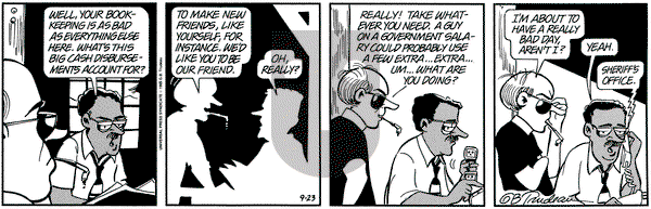 Doonesbury on Saturday September 23, 1995 Comic Strip