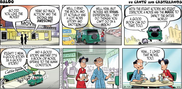 Baldo on Sunday March 10, 2019 Comic Strip