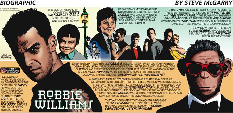 Biographic on Sunday January 19, 2025 Comic Strip