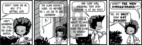 The Boondocks on Thursday December 5, 2013 Comic Strip