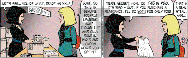 Luann on Saturday February 17, 2018 Comic Strip