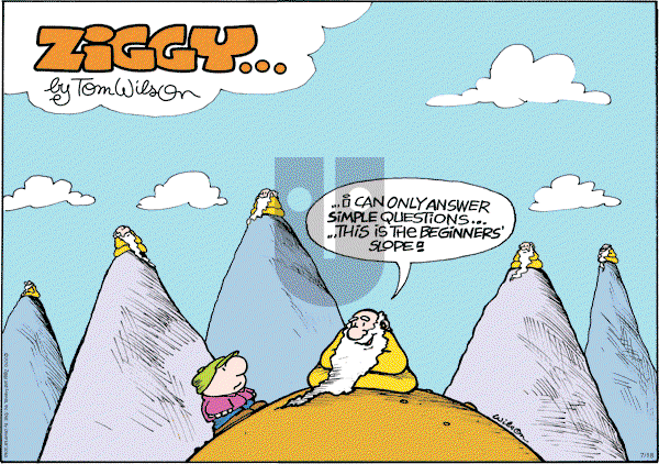 Ziggy - Sunday July 18, 2010 Comic Strip