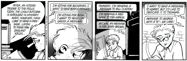 Doonesbury on Tuesday February 18, 1992 Comic Strip