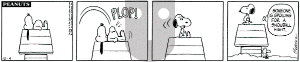 Peanuts on Tuesday December 9, 1969 Comic Strip