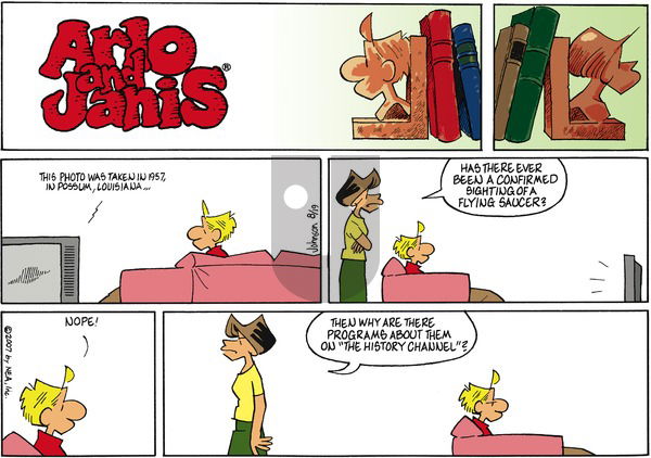Arlo and Janis on Sunday August 19, 2007 Comic Strip