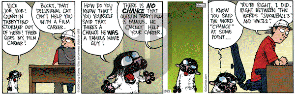 Get Fuzzy on Saturday February 22, 2014 Comic Strip