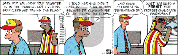 Lucky Cow on Thursday April 17, 2025 Comic Strip