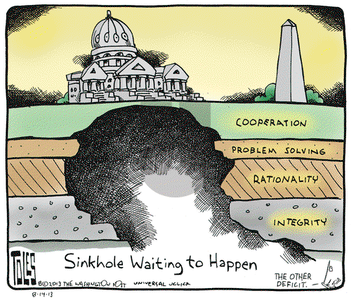 Tom Toles on Wednesday August 14, 2013 Comic Strip