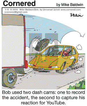 Cornered on Friday January 15, 2016 Comic Strip