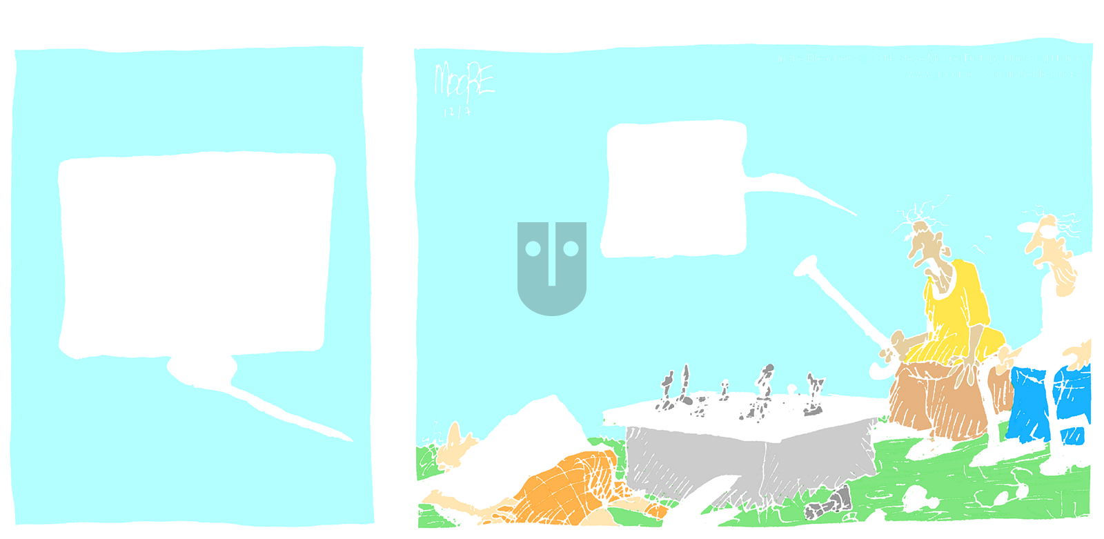 In the Bleachers on Sunday December 7, 2014 Comic Strip